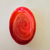 Beautiful red petri pendant