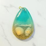 Beach themed Resin pendants