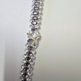 Gorgeous Clear and Purple Rhinestone Bracelet for Women