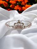 Beautiful pink rhinestone tiara for prom or bridesmaid