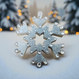 Resin Christmas tree decorations (set of 4)