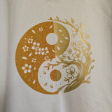 New half and half yingyang t-shirt