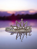 Prom and bridesmaid tiara's, made with rhinestones and silver crowns