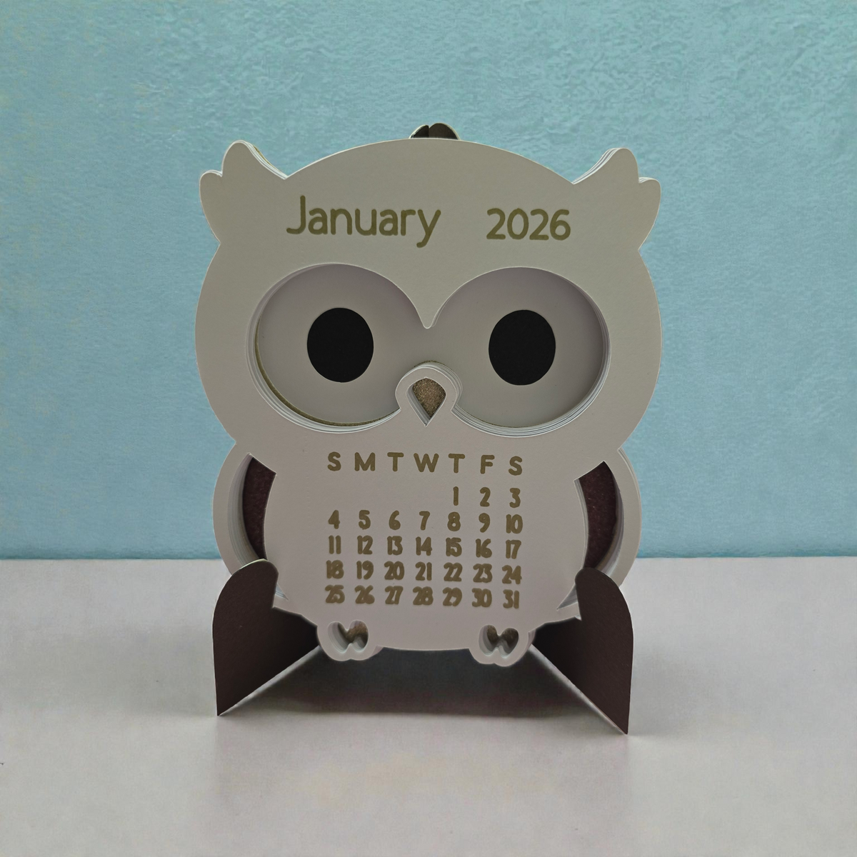 2026 Personalized desk calendar