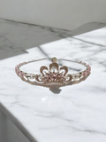 Beautiful pink rhinestone tiara for prom or bridesmaid
