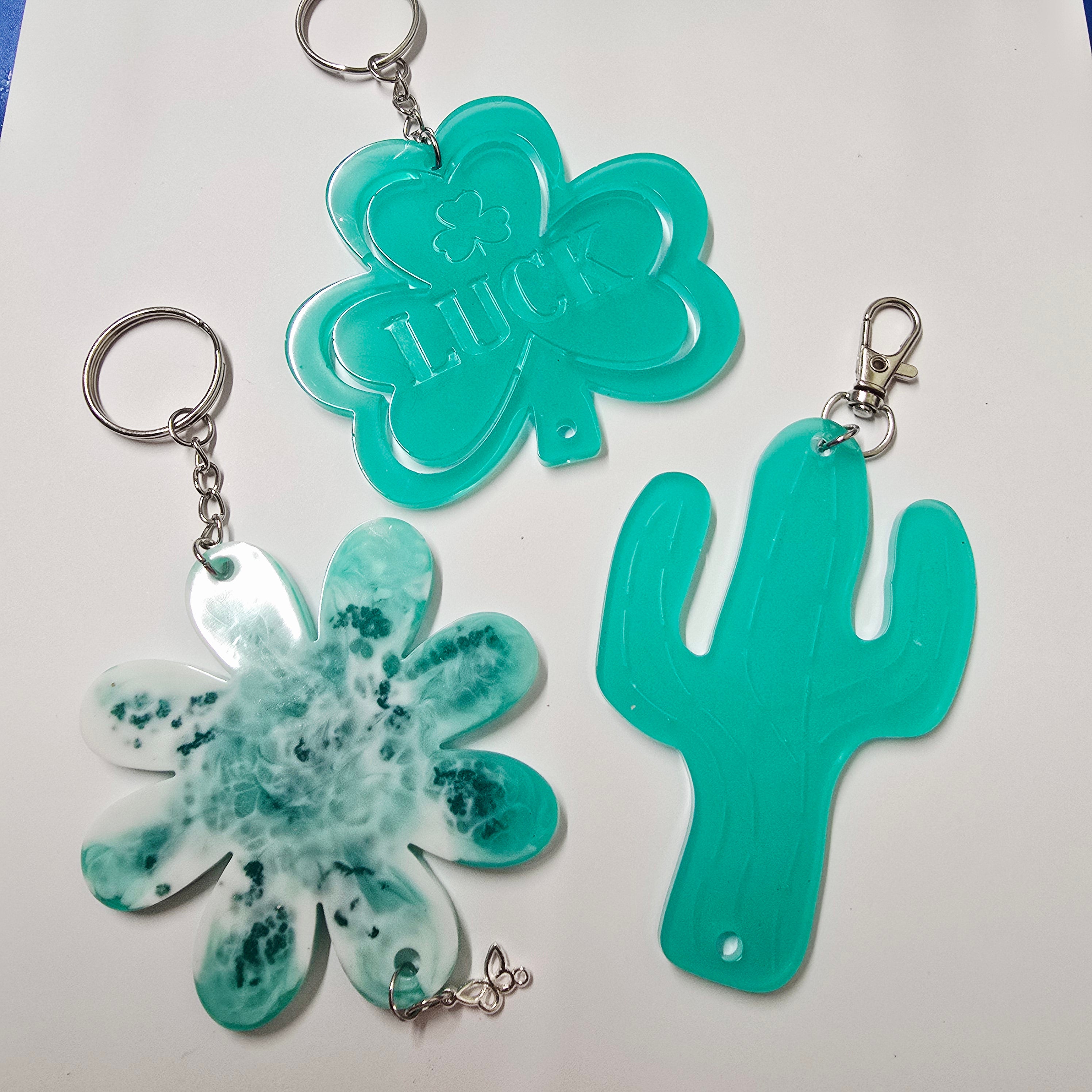 Resin keychains